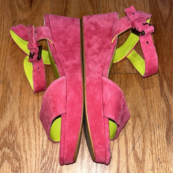 Boden Pink Platform Sandals - Picture 5 of 8